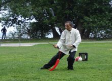 Master Leung - Sword Demo at HRCCA Summer Event
